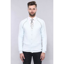 Wessi Erkek Slim Fit Desensiz Pamuk Hırka