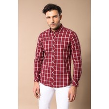 Wessi Erkek Ekoseli Slim Fit Gömlek