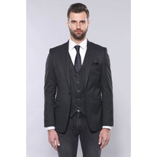 Wessi Erkek Tek Düğme Sivri Yaka Slim Fit Ceket