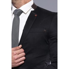 Wessi Erkek Hakim Yaka Slim Fit Ceket