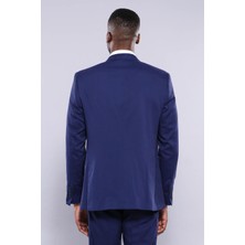 Wessi Erkek Çıkma Yaka Yelekli Damatlık Takım Elbise