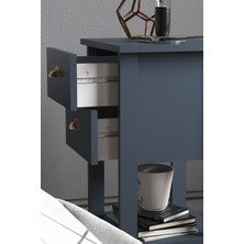 Mobu Concept Retro Serisi, Çift Çekmeceli Komodin