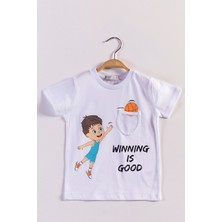 Toontoy Kids Toontoy Erkek Çocuk Cep Detaylı Baskılı Tişört