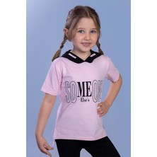 Toontoy Kids Toontoy Kız Çocuk Kapüşonlutaş Işlemeli Baskılı Tişört