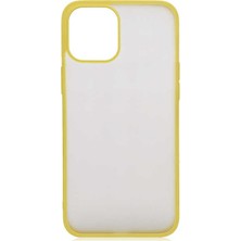 Case 4U Apple iPhone 12 Kılıf Mess Kapak Sarı