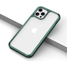 Case 4U Apple iPhone 12 Pro Kılıf Roll Kapak Koyu Yeşil