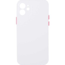 Case 4U Apple iPhone 12 Kılıf ​​​​Slims Kapak Renksiz
