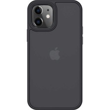 Case 4U Apple iPhone 12 Mini Kılıf Hybrid Case Siyah