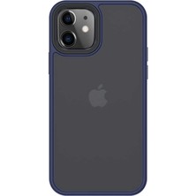 Case 4U Apple iPhone 12 Mini Kılıf Hybrid Case Lacivert