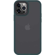 Case 4U Apple iPhone 12 Pro Kılıf Hybrid Case Koyu Yeşil
