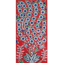 Can Seramik - 20*40 Cm. El Dekoru Kütahya Çinisi