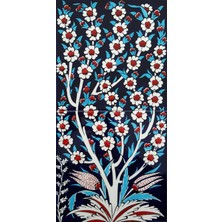 Can Seramik - 20*40 Cm. El Dekoru Iznik Çinisi