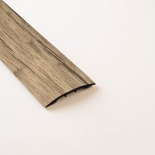 Met Metal Kapı Eşik Profili Pvc Kaplamalı Antik Ceviz 35 mm 90 cm