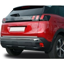 KromGaraj Peugeot 3008 Krom Bagaj Alt Çıta 2016 ve Üzeri Çelik Yıldız