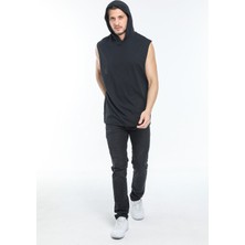 Superlife Kapşonlu Kolsuz Tshirt