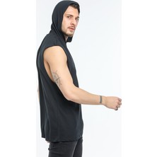 Superlife Kapşonlu Kolsuz Tshirt