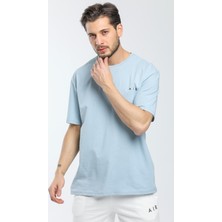 Superlife Bisiklet Yaka Air Baskılı Tshirt