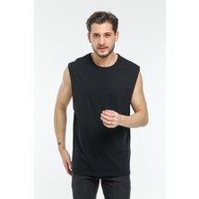 Superlife Bisiklet Yaka Kolsuz Tshirt
