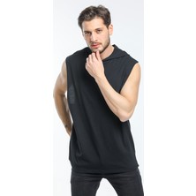 Superlife Kapşonlu Kolsuz Tshirt