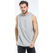 Superlife Kapşonlu Kolsuz Tshirt