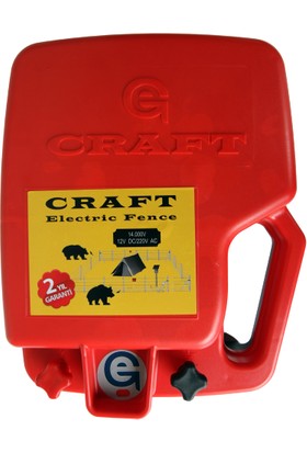Craft Elektrikli Çit Makinası 14.000 Volt Büyükbaş ve Küçükbaş Sürü Yönetimi Için Ideal.