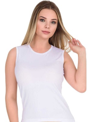 Berrak Kadın Sıfır Kol Atlet 6'lı Paket - 2131