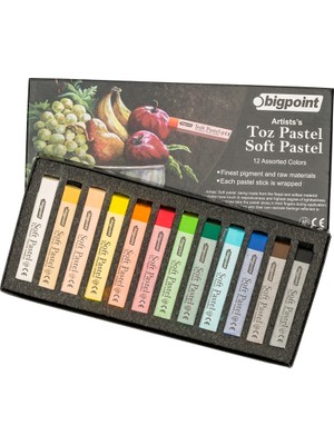 Bigpoint Artists's Toz(Soft) Pastel Boya 12 Renk