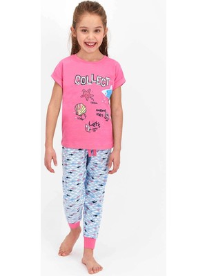 RolyPoly Kız Çocuk Pijama Takımı Pembe RP2460-2