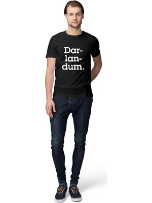 Grif Dar-Lan-Dum Baskılı Erkek T-Shirt