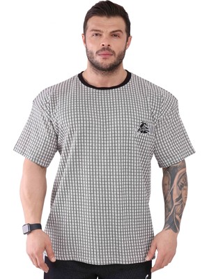 Big Sam Spor T-Shirt Bol Kesim Pamuklu Üst Big Sam  2765