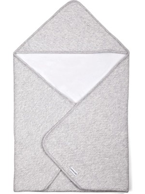 Poetree Kids Chevron Grey Içi Nikili Kundak Battaniye