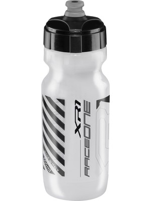 Raceone X1 Şeffaf-Gümüş 600ml Bisiklet Suluk Matara