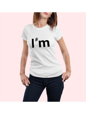 Grif I'm Baskılı Kadın T-Shirt