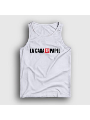 Presmono Unisex Beyaz Logo La Casa De Papel Atlet