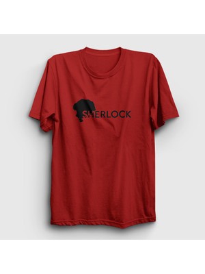 Presmono Unisex Kırmızı Series Sherlock Holmes T-Shirt