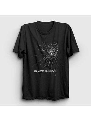 Presmono Unisex Siyah Cover Black Mirror T-Shirt