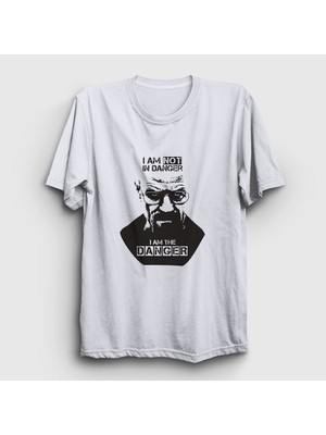 Presmono Unisex Beyaz Danger Breaking Bad T-Shirt