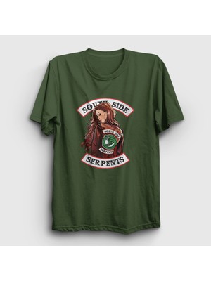 Presmono Unisex Haki Cheryl Blossom Riverdale T-Shirt