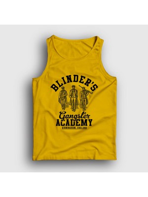 Presmono Unisex Sarı Academy Peaky Blinders Atlet