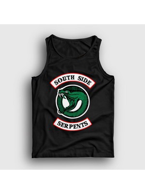Presmono Unisex Siyah South Side Serpents V2 Riverdale Atlet