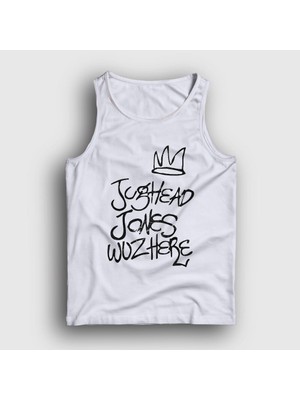 Presmono Unisex Beyaz Jughead Jones Was Here Riverdale Atlet