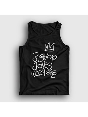 Presmono Unisex Siyah Jughead Jones Was Here Riverdale Atlet
