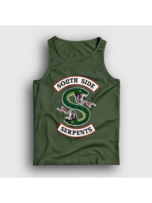 Presmono Unisex Haki South Side Serpents Riverdale Atlet