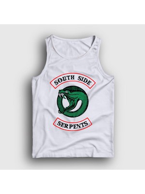 Presmono Unisex Beyaz South Side Serpents V2 Riverdale Atlet