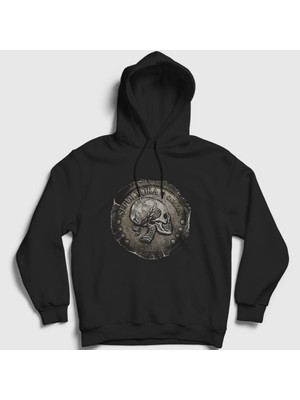 Presmono Unisex Siyah Quadro Sepultura Kapüşonlu Sweatshirt