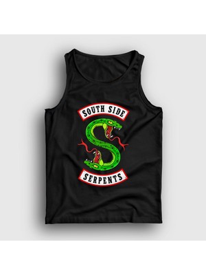 Presmono Unisex Siyah South Side Serpents V3 Riverdale Atlet