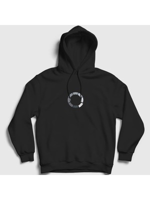 Presmono Unisex Siyah Loading V2 Black Mirror Kapüşonlu Sweatshirt
