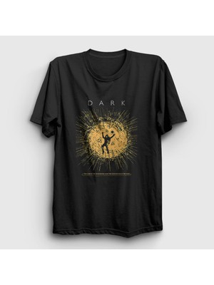 Presmono Unisex Siyah The End Dark T-Shirt