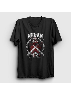 Presmono Unisex Siyah Negan V2 The Walking Dead T-Shirt