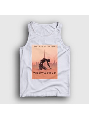 Presmono Unisex Beyaz Free Will Westworld Atlet